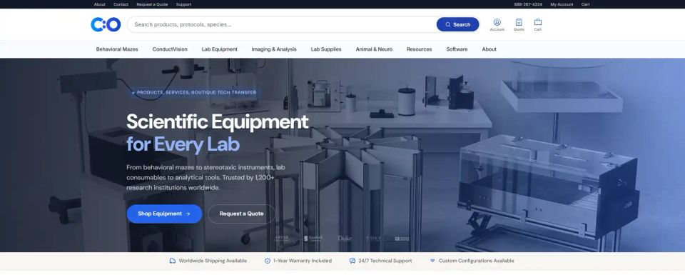 Conduct Science website project