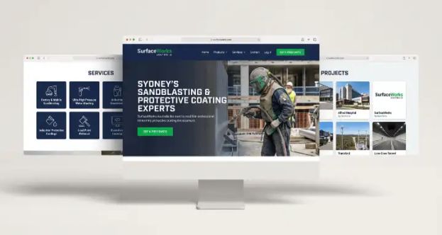 SurfaceWorks website project