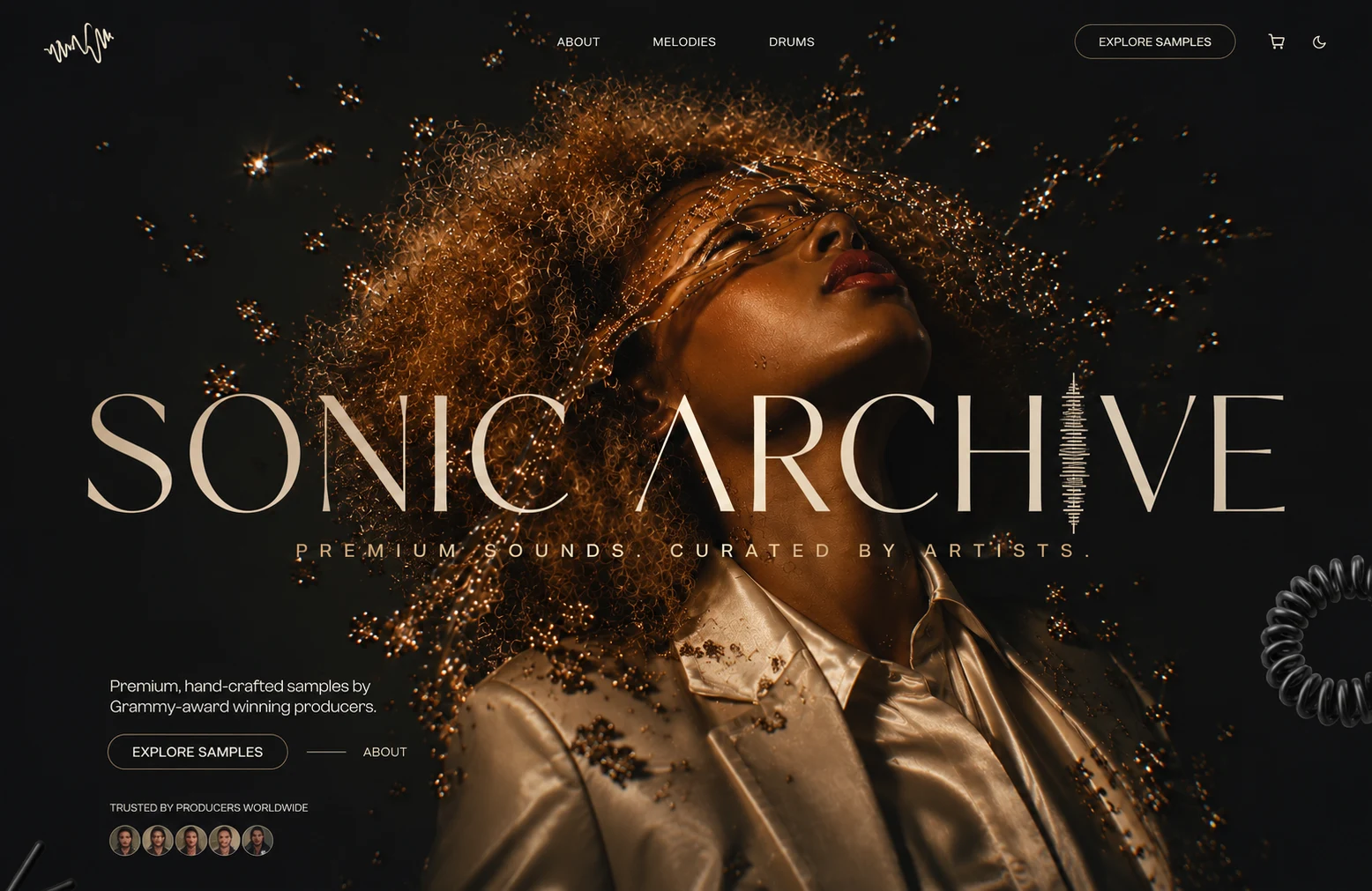 Website design mockup