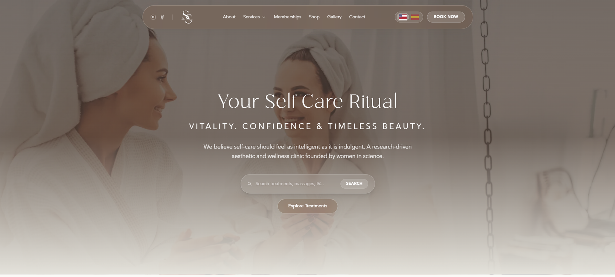 Wellness Brand Website