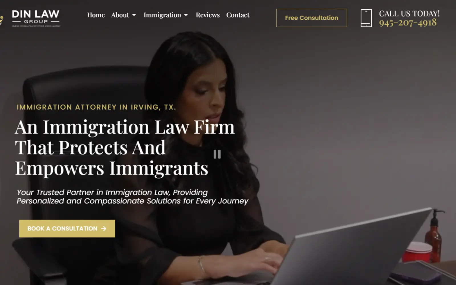Immigration Law Firm Website