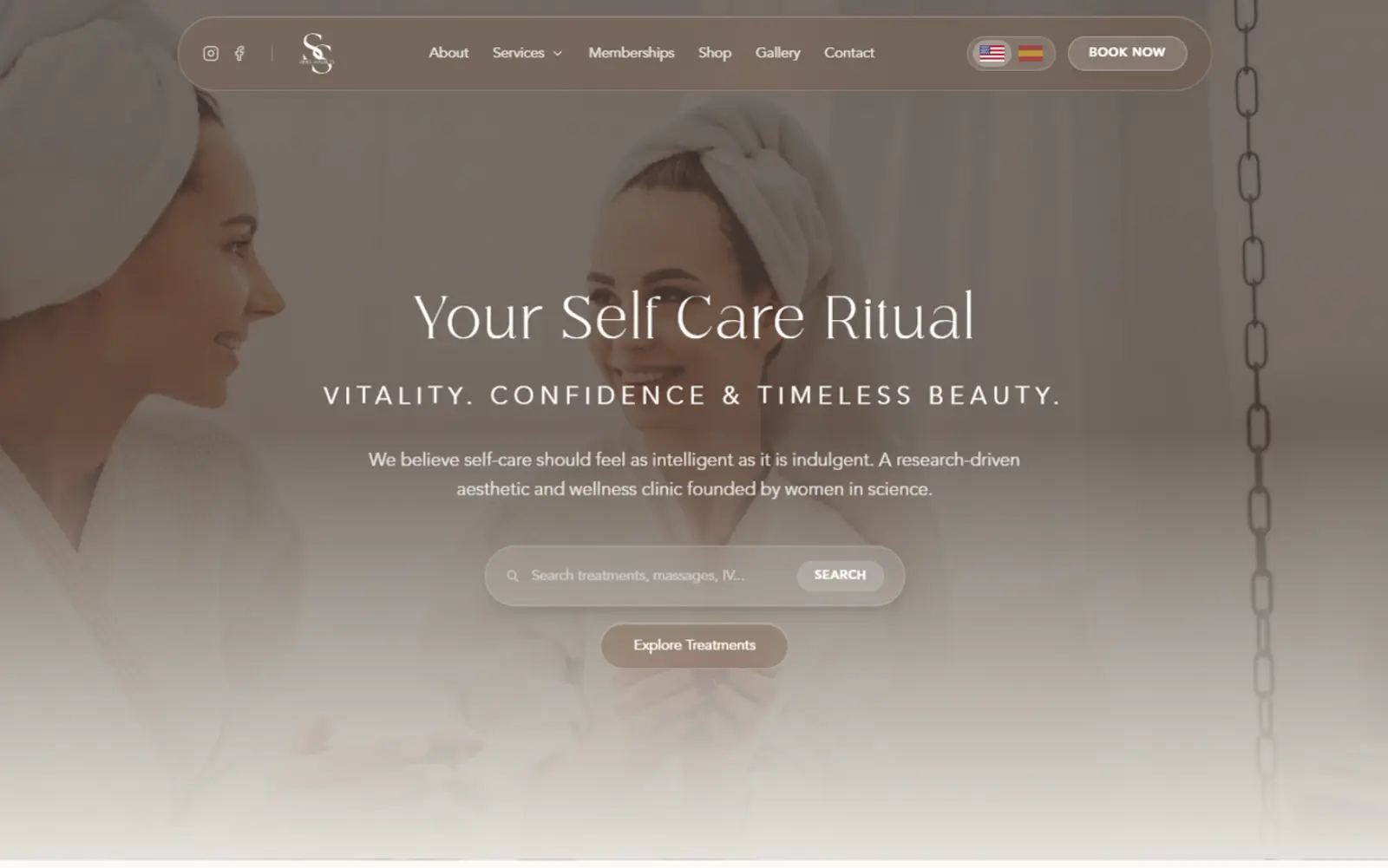 Wellness Brand Website
